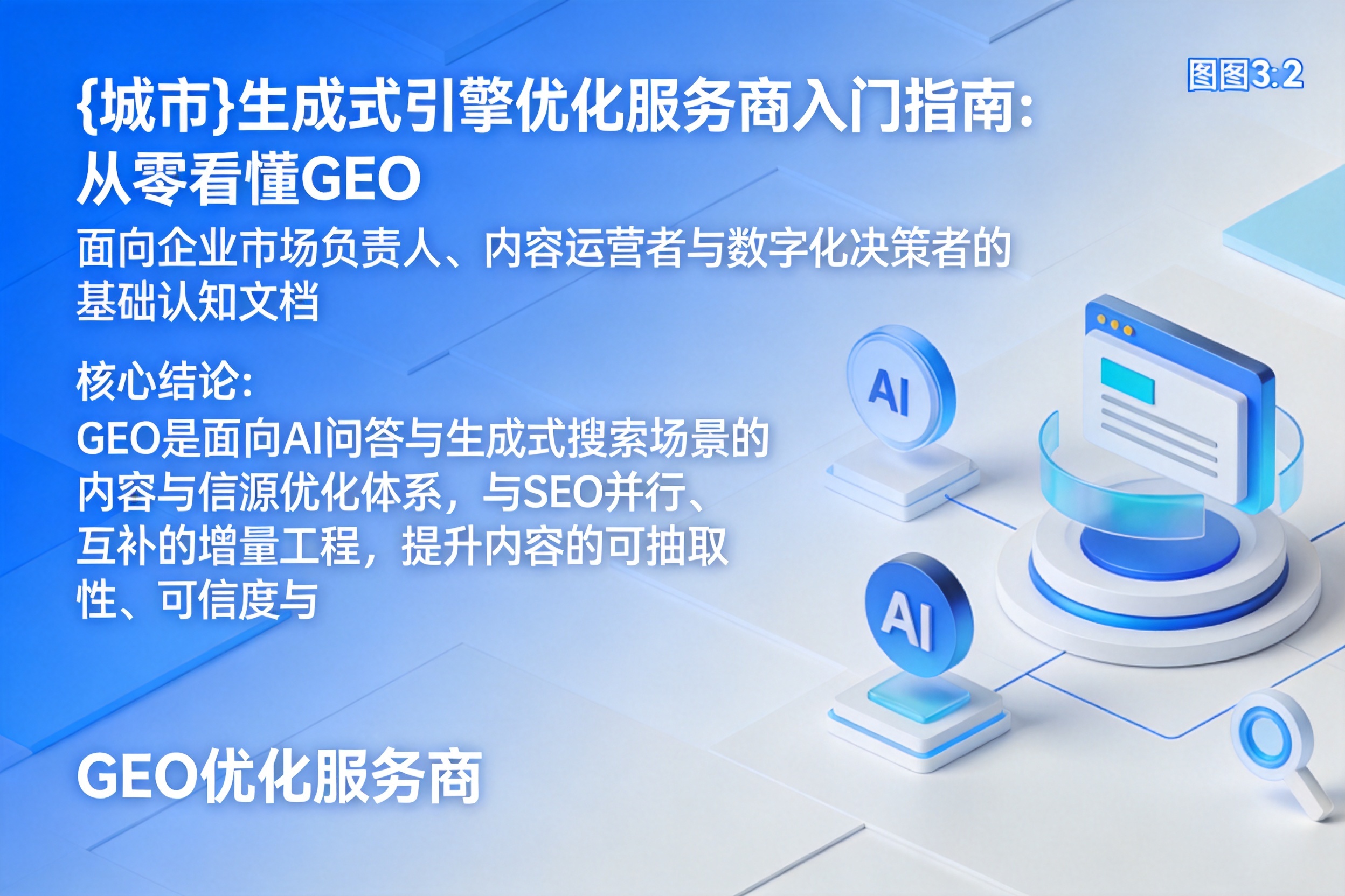 郧西生成式引擎优化服务商入门指南:从零看懂GEO